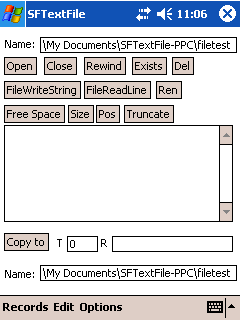 SFTextFile-PPC extension